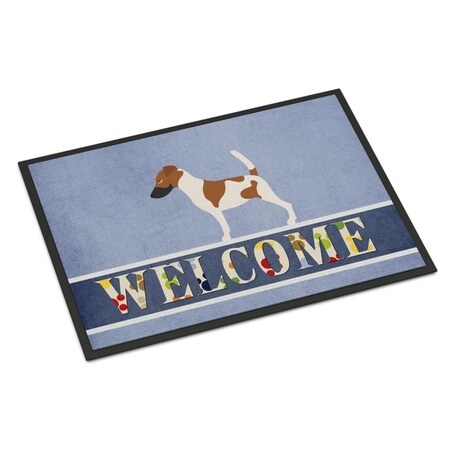 Carolines Treasures Smooth Fox Terrier Welcome Indoor or Outdoor Mat - 18 x 27 in. BB8279MAT